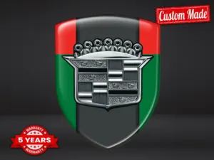 Cadillac Decalcomanie 3D Gel Tuning Stile Sport Cupola Racing